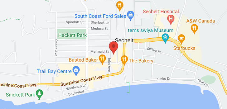 map of 5528 INLET AVENUE